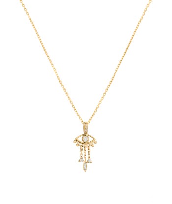 COLLIER OR 14K EYE CHARM livraison et retour toujours gratuits