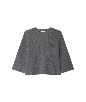 PULL FLARE GRIS s'inspire de l'anatomie humaine