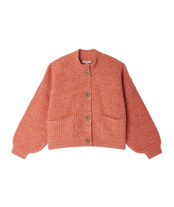 CARDIGAN ROY CHINÉ MELON de technologie