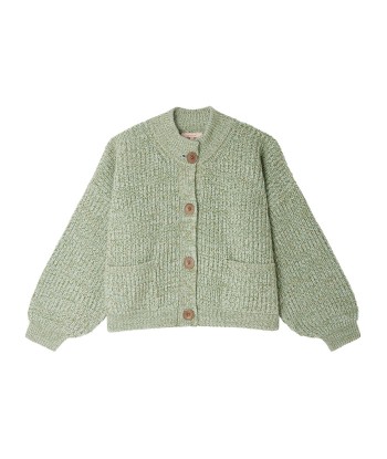 CARDIGAN ROY CHINÉ GREEN Dans la société mordern