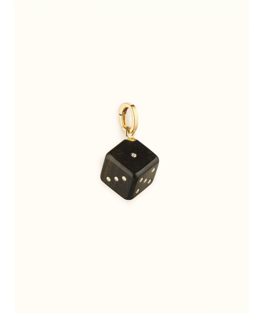 PENDENTIF DADO EBONY 13 MM la colonne vertébrale