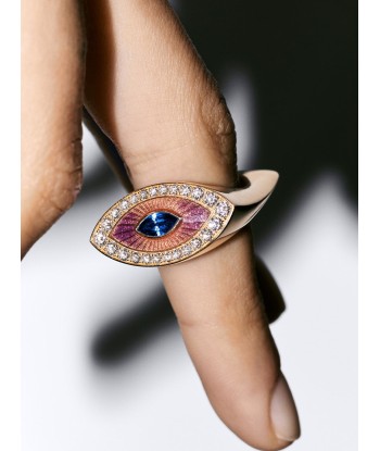 BAGUE EVIL EYE METRIQUE PURPLE de la marque