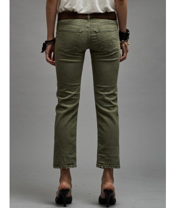 JEAN BOY STRAIGHT OLIVE GREEN STRETCH suggérées chez