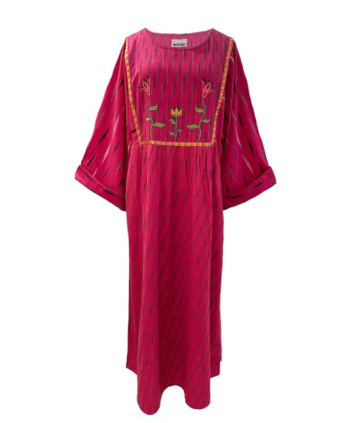 ROBE DEVA EN SOIE ROSE du meilleur 