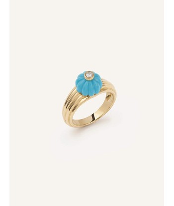 BAGUE GELATO TURQUOISE ET DIAMANT suggérées chez