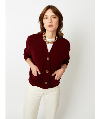 CARDIGAN LOU VELOURS en linge