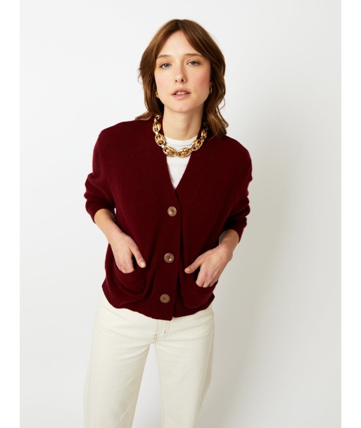 CARDIGAN LOU VELOURS en linge