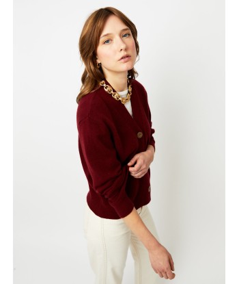 CARDIGAN LOU VELOURS en linge