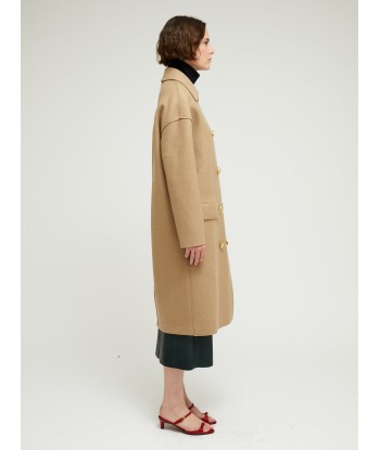 MANTEAU MAC PRESSED WOOL TAN Economisez 