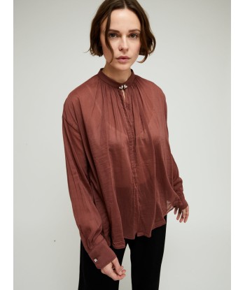 CHEMISE VOILE BOHEMIAN CACAO français