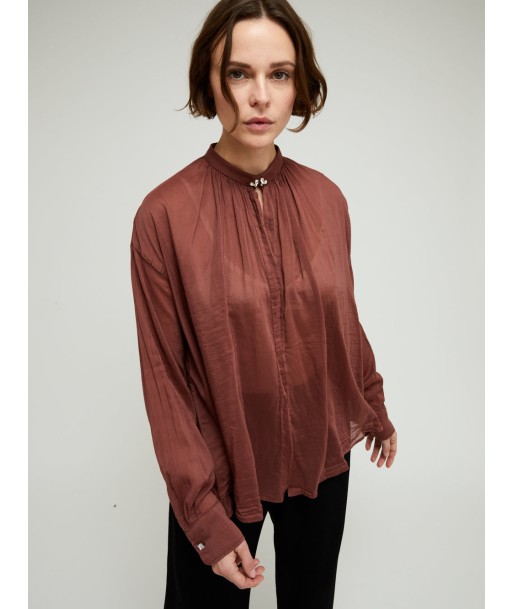 CHEMISE VOILE BOHEMIAN CACAO français