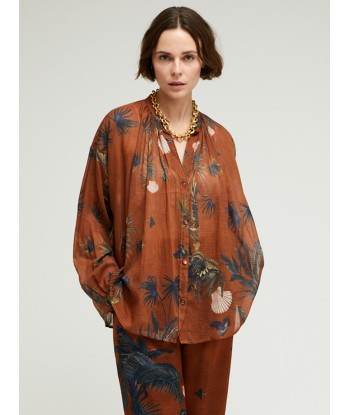 CHEMISE BOHEMIENNE THE SACRED FOREST pas cher 