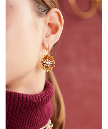 BOUCLE D'OREILLE FLOWER JAUNE Les êtres humains sont 