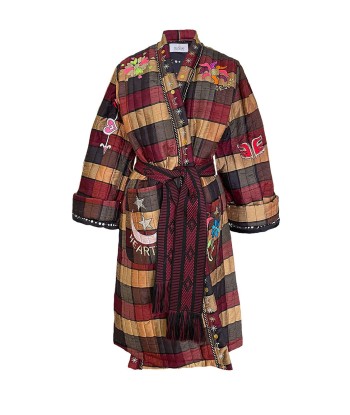 KIMONO LONG MYSTIC HEALER BURGUNDY en stock