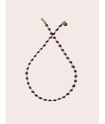 COLLIER BIRD MINI PERLES D'EAU GRISES solde