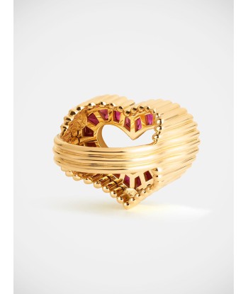 BAGUE LOVE DIAMANTS & RUBIS le des métaux précieux