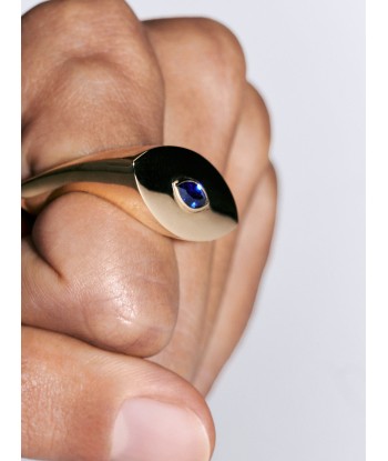 BAGUE EVIL EYE METRIQUE SAPHIR s'inspire de l'anatomie humaine