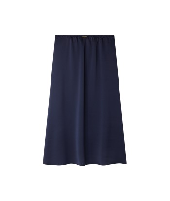 NAVY LINGERIE SATIN SKIRT acheter