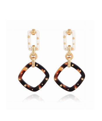 ESCALE EARRINGS ACETATE GOLD LARGE SIZE Toutes les collections ici