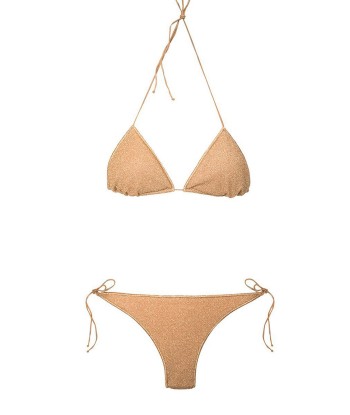 LUMIERE MICROKINI GOLD SWIMSUIT en linge