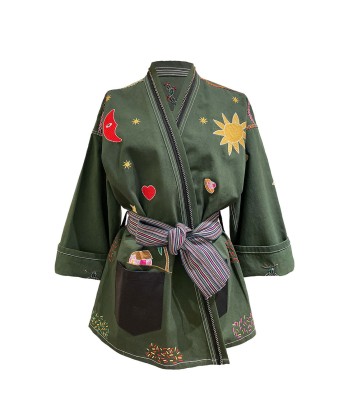 KHAKI MEXICAN KIMONO de votre