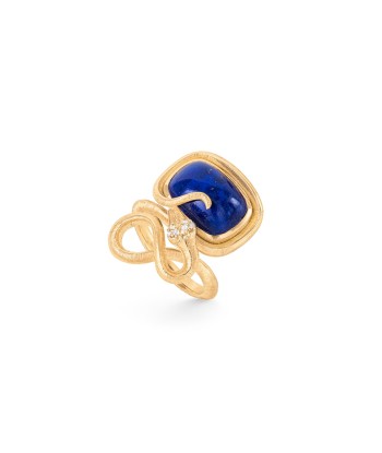 SNAKE RING 18K LAPI LAZULI Economisez 