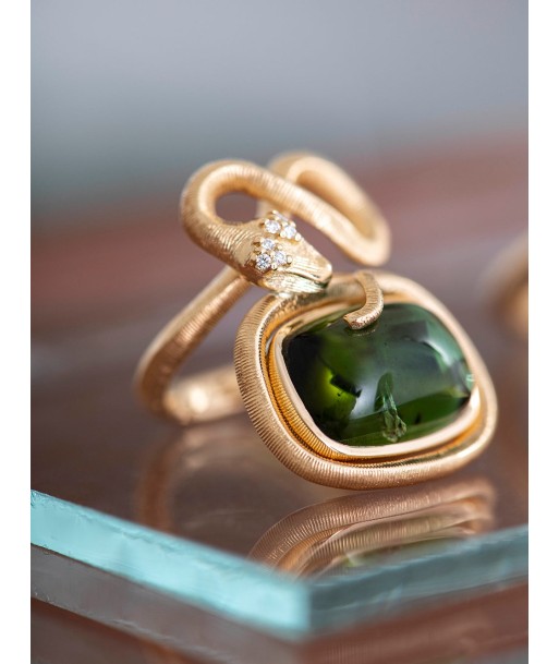 SNAKE RING 18K TOURMALINE pour bénéficier 