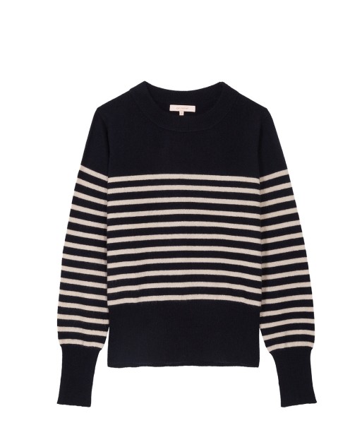 PULL COUTURE RAYE CASHMERE en stock