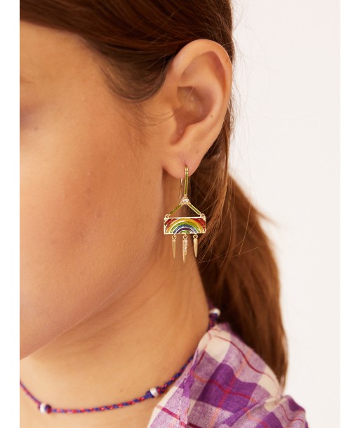 BOUCLE D'OREILLE RAINBOW outlet