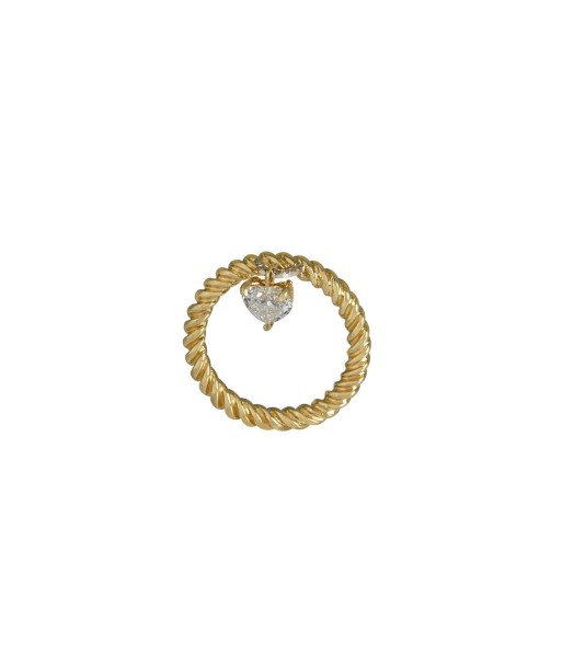 DIAMOND TWISTED LOVE RING livraison gratuite