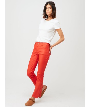 RED DIPPED LEATHER DEAN TROUSERS votre