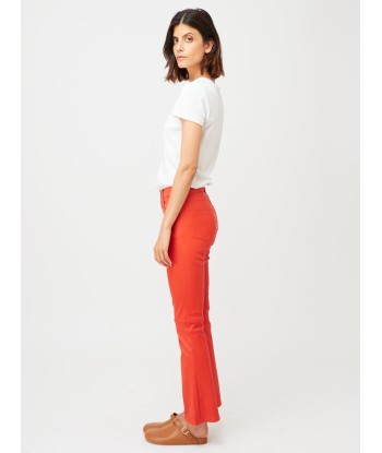 RED DIPPED LEATHER DEAN TROUSERS votre