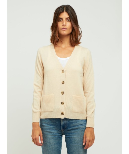 CARDIGAN WILLIAM ECRU pas chere