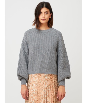 MARLOW BLUE HEATHER SWEATER de technologie