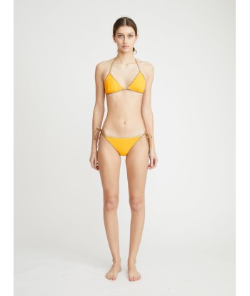 BIKINI REVERSIBLE HAMPTON JAUNE pas cher 