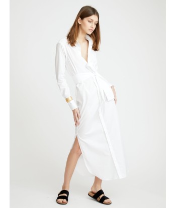 ROBE BLANKET BLANC Par le système avancé 