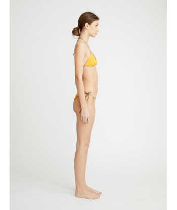 BIKINI REVERSIBLE HAMPTON JAUNE pas cher 